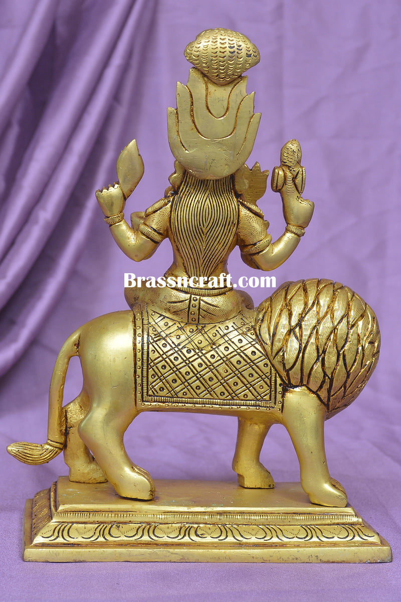 Brass Pratinga  devi Statue