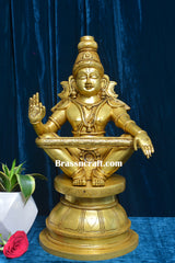Brass Aiyappa w/o frame