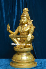 Brass Aiyappa w/o frame