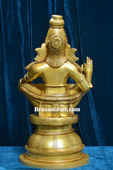 Brass Aiyappa w/o frame