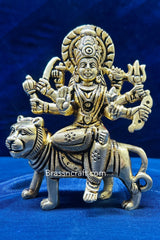 Brass Durga Maa idol