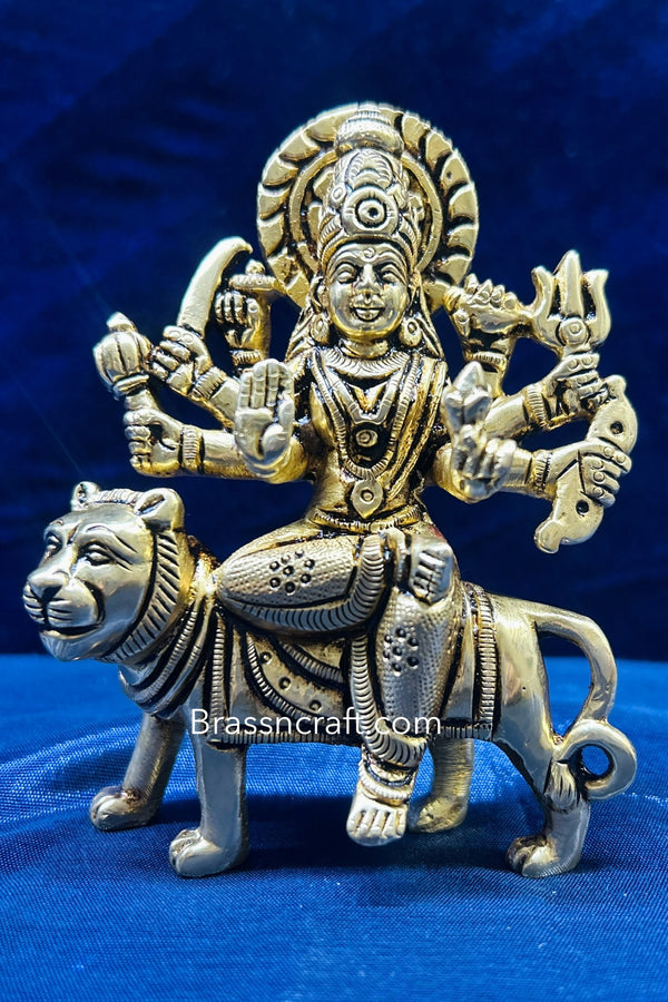 Brass Durga Maa idol