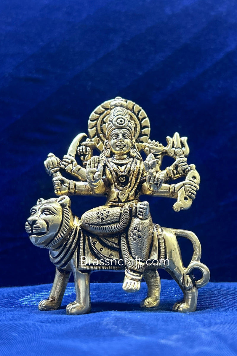 Brass Durga Maa idol