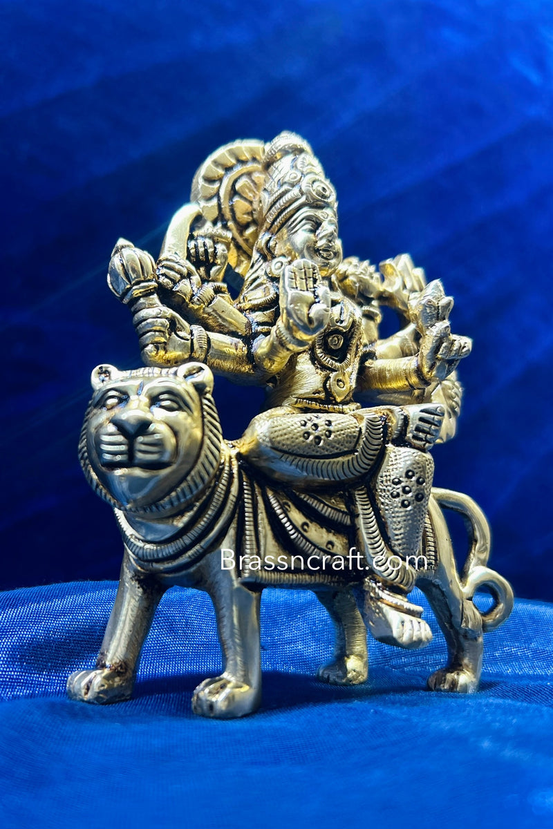 Brass Durga Maa idol