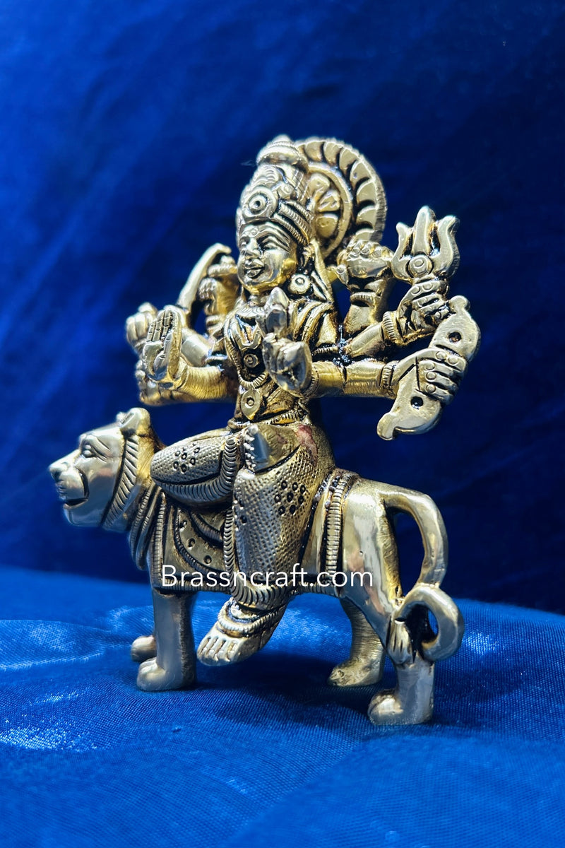 Brass Durga Maa idol