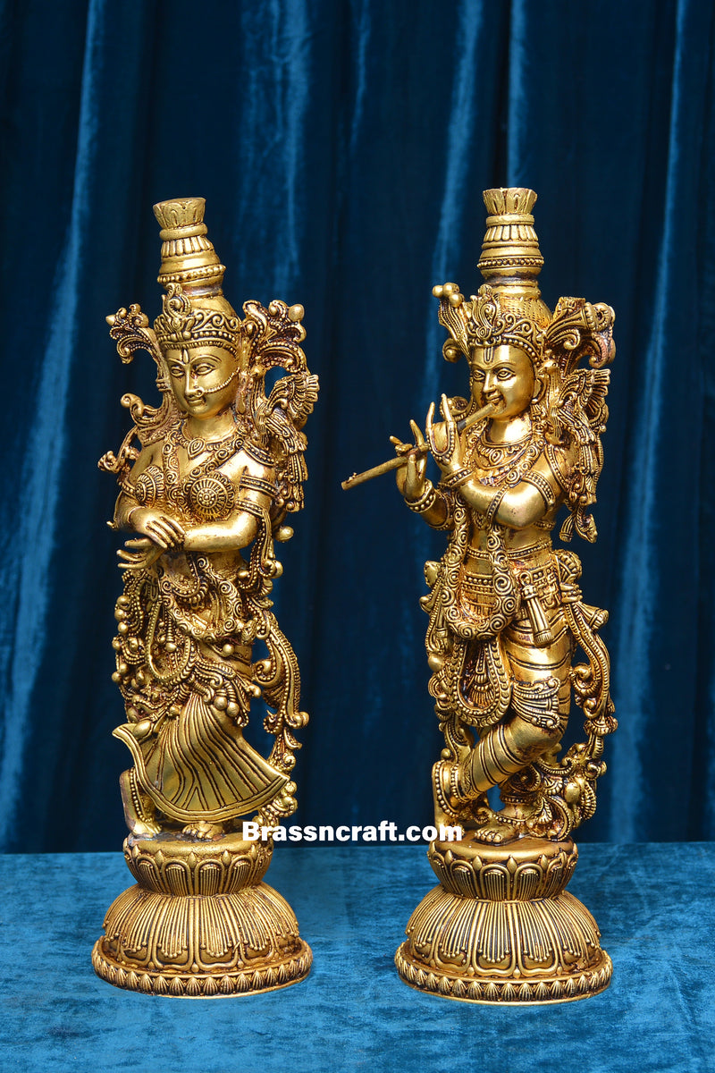 Light Weight Design Standing Radha Krishna Ji